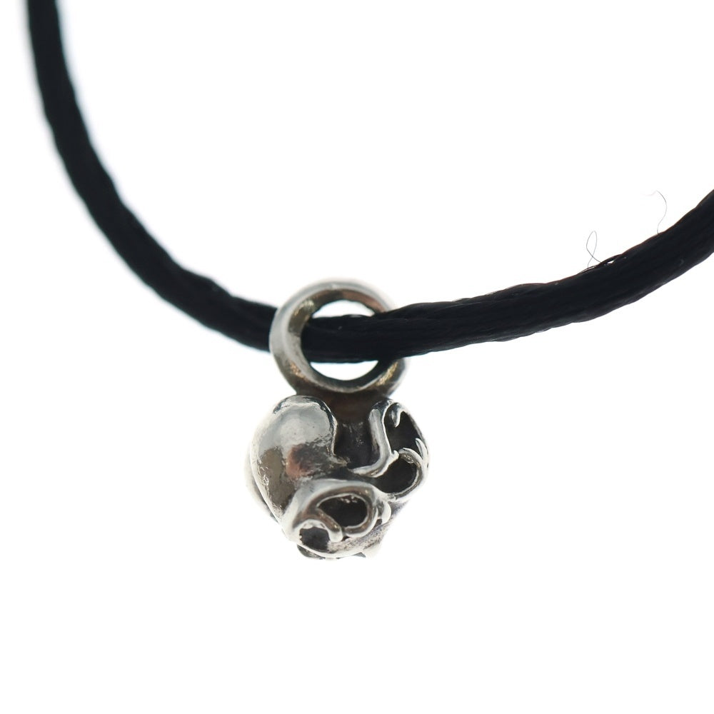 CHROME HEARTS(クロムハーツ) KZ BRACELET STAR KZ ケーゼット ハートスタック シルクブレスレット ブラック/シルバー