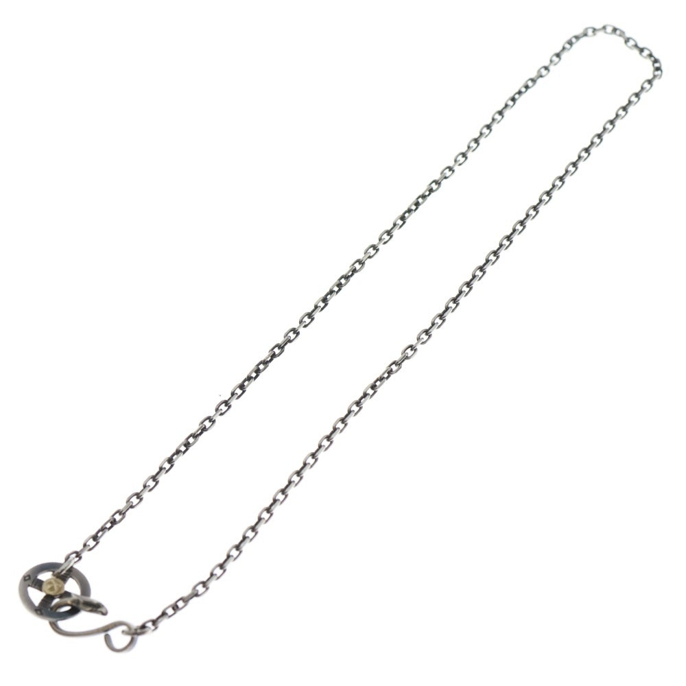 goro's(ゴローズ) メタル付きホイール細角チェーン ネックレスチェーン BGA086