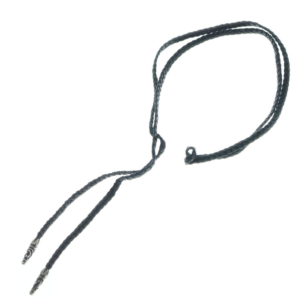 CHROME HEARTS(クロムハーツ) LEATHER BRAID ネックレス レザー