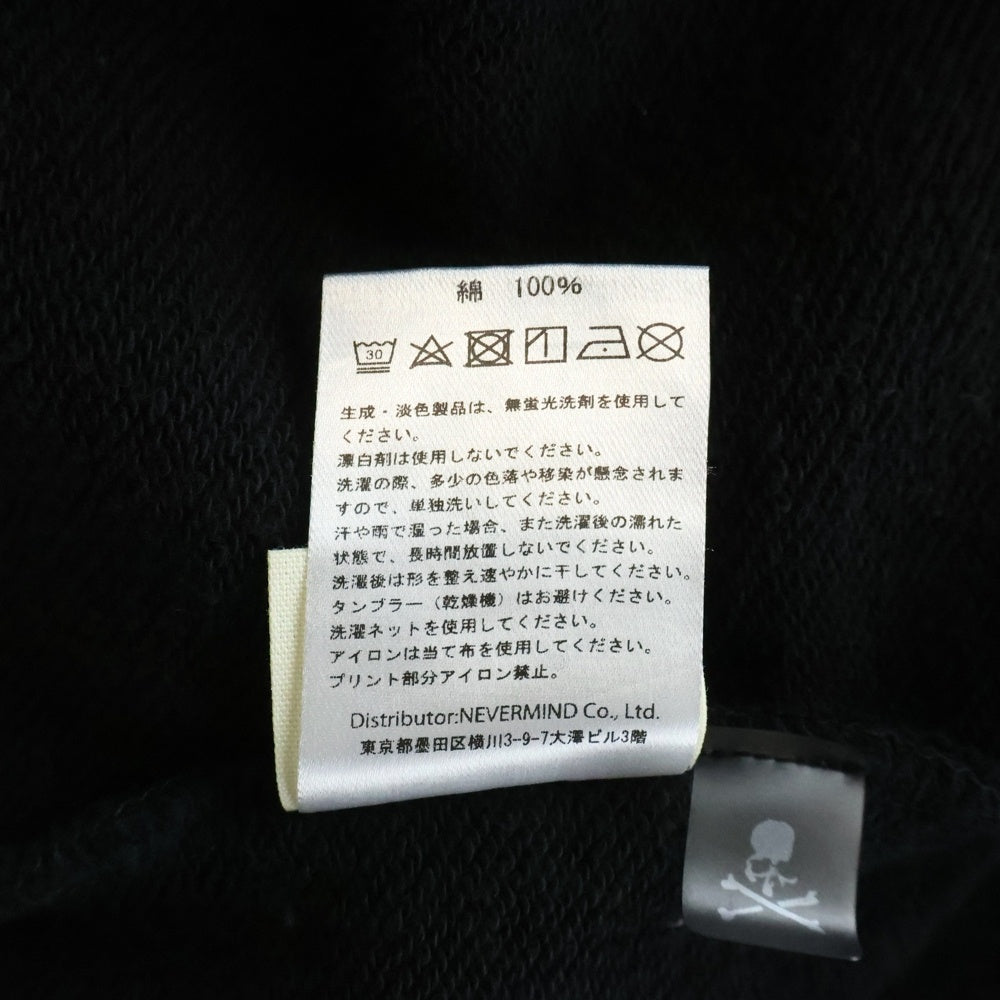 mastermind JAPAN(マスターマインドジャパン) 25AW WORLD×BETTY BOOP ワールド ベティブープ ボクシーフィットスウェットプルオーバーパーカー MW25C15-SW201 ブラック