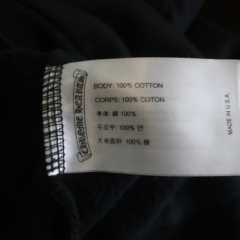 CHROME HEARTS(クロムハーツ) PULLOVER HOODIE ARCH アーチロゴTバープリントプルオーバースウェットパーカー ブラック