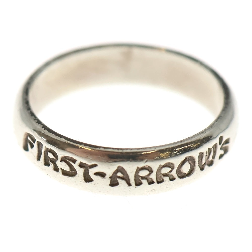 FIRST ARROW's(ファーストアローズ) 甲丸ロゴ入りリング(S) シルバー