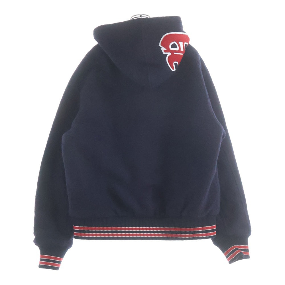Palace Skateboards(パレススケートボーズ) 24AW Hooded Varsity Jacket フーデッドバーシティジャケット ネイビー