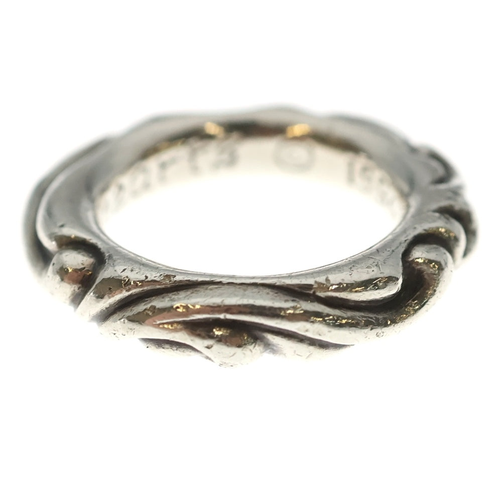 CHROME HEARTS(クロムハーツ) SCRL BAND スクロールバンド リング シルバー BCA351