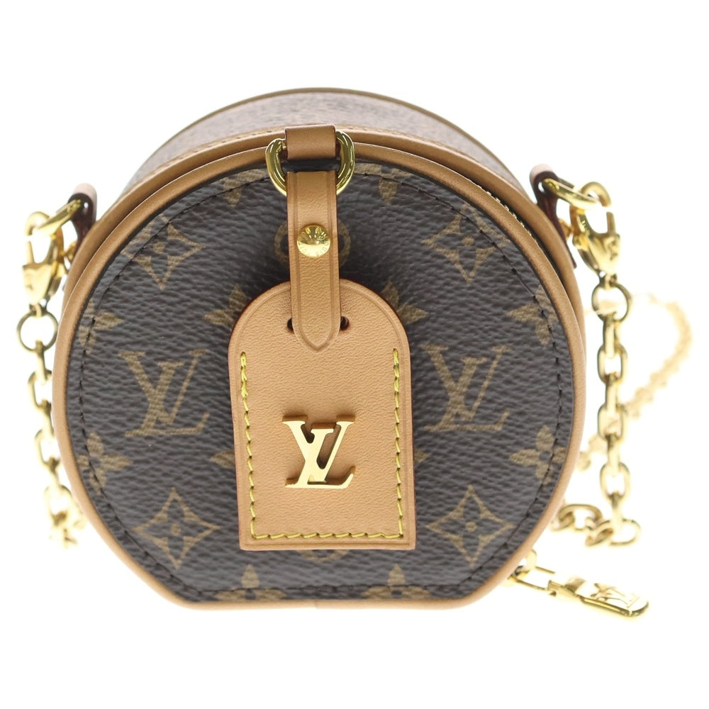 LOUIS VUITTON(ルイヴィトン) モノグラム ボワット シャッポー ネックレス ミニショルダーバッグ M68570 ブラウン レディース