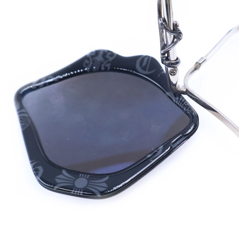 CHROME HEARTS(クロムハーツ) ×MATTY BOY PRO CHOMPER マッティボーイ チョンパー メタルフレームサングラス 眼鏡 シルバー/ブラック
