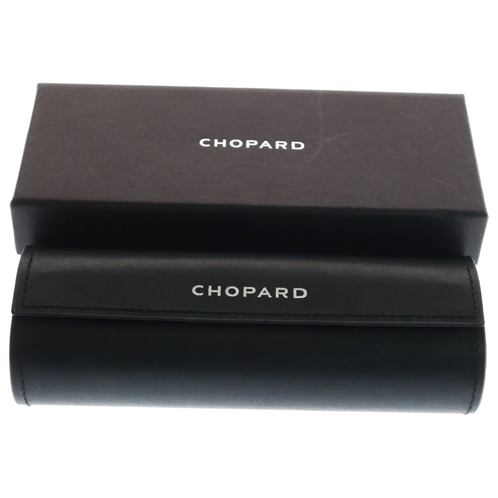 CHOPARD(ショパール) オーバルビジューフレームサングラス アイウェア SCHB67S ブラウン/ゴールド レディース