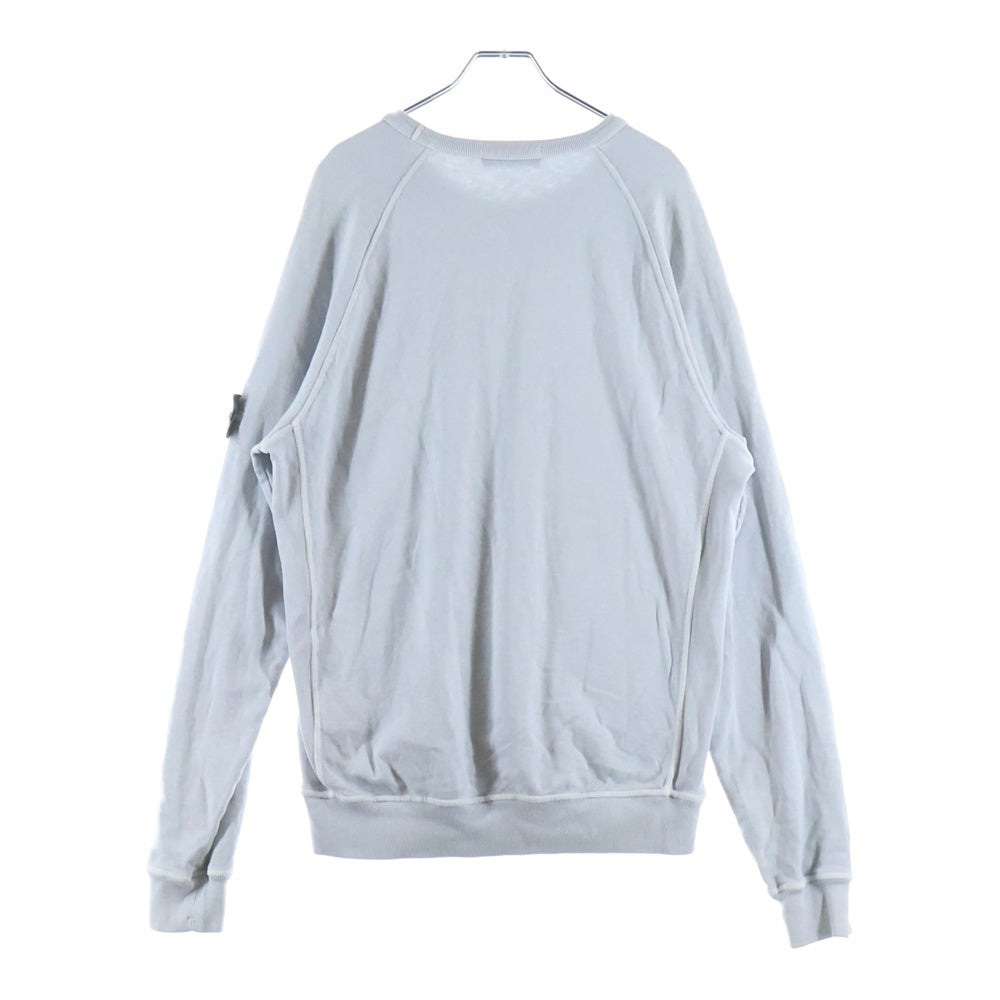 STONE ISLAND(ストーンアイランド) SWEATSHIRT ワッペンウォッシュドスウェットトレーナー 721566060 ブルー