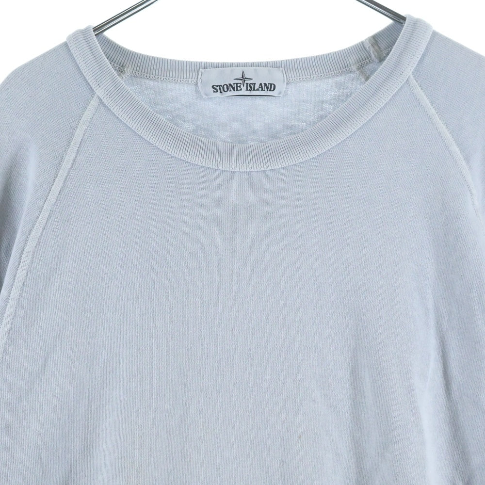 STONE ISLAND(ストーンアイランド) SWEATSHIRT ワッペンウォッシュドスウェットトレーナー 721566060 ブルー