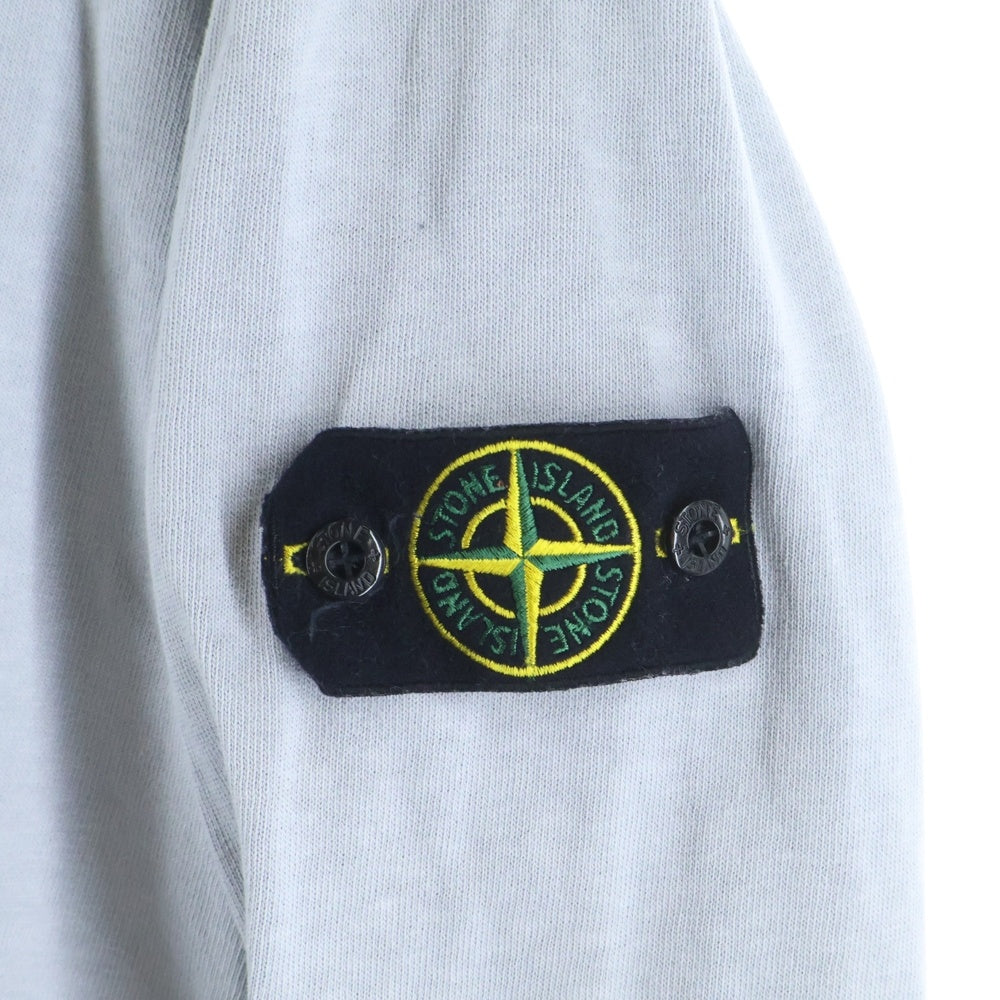 STONE ISLAND(ストーンアイランド) SWEATSHIRT ワッペンウォッシュドスウェットトレーナー 721566060 ブルー