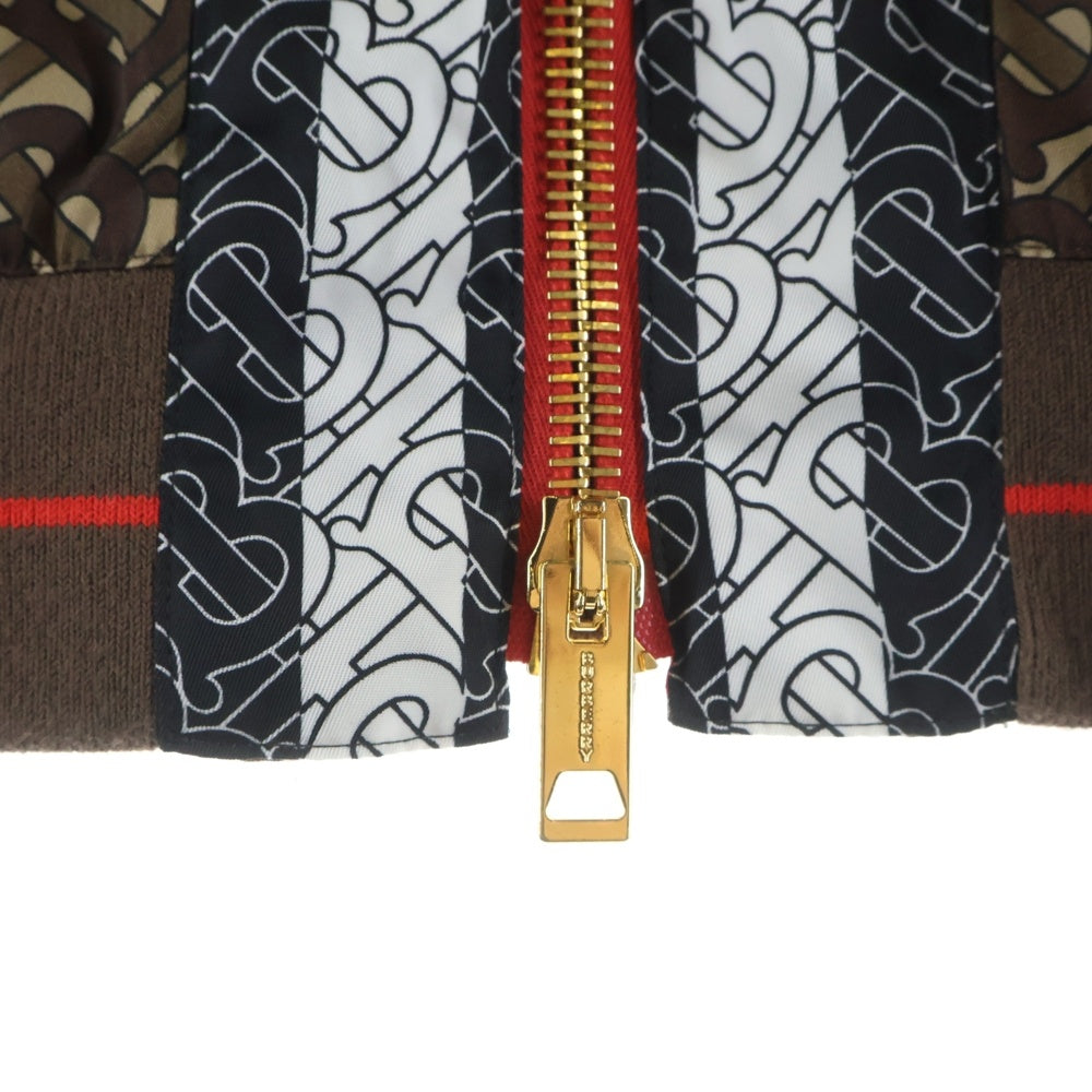 BURBERRY(バーバリー) TBモノグラム総柄ジップアップブルゾンジャケット 8021293 ブラウン レディース