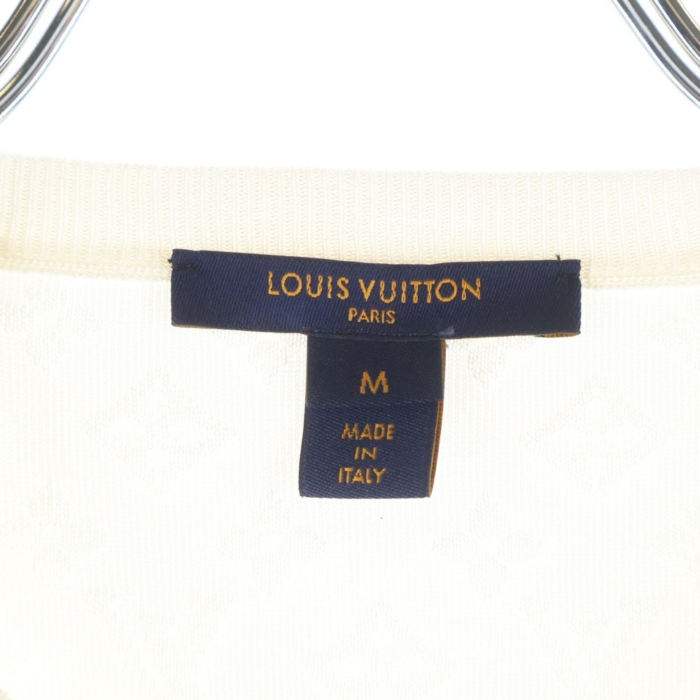 LOUIS VUITTON(ルイヴィトン) モノグラムエンボスドロゴ半袖カットソー Tシャツ ホワイト レディース