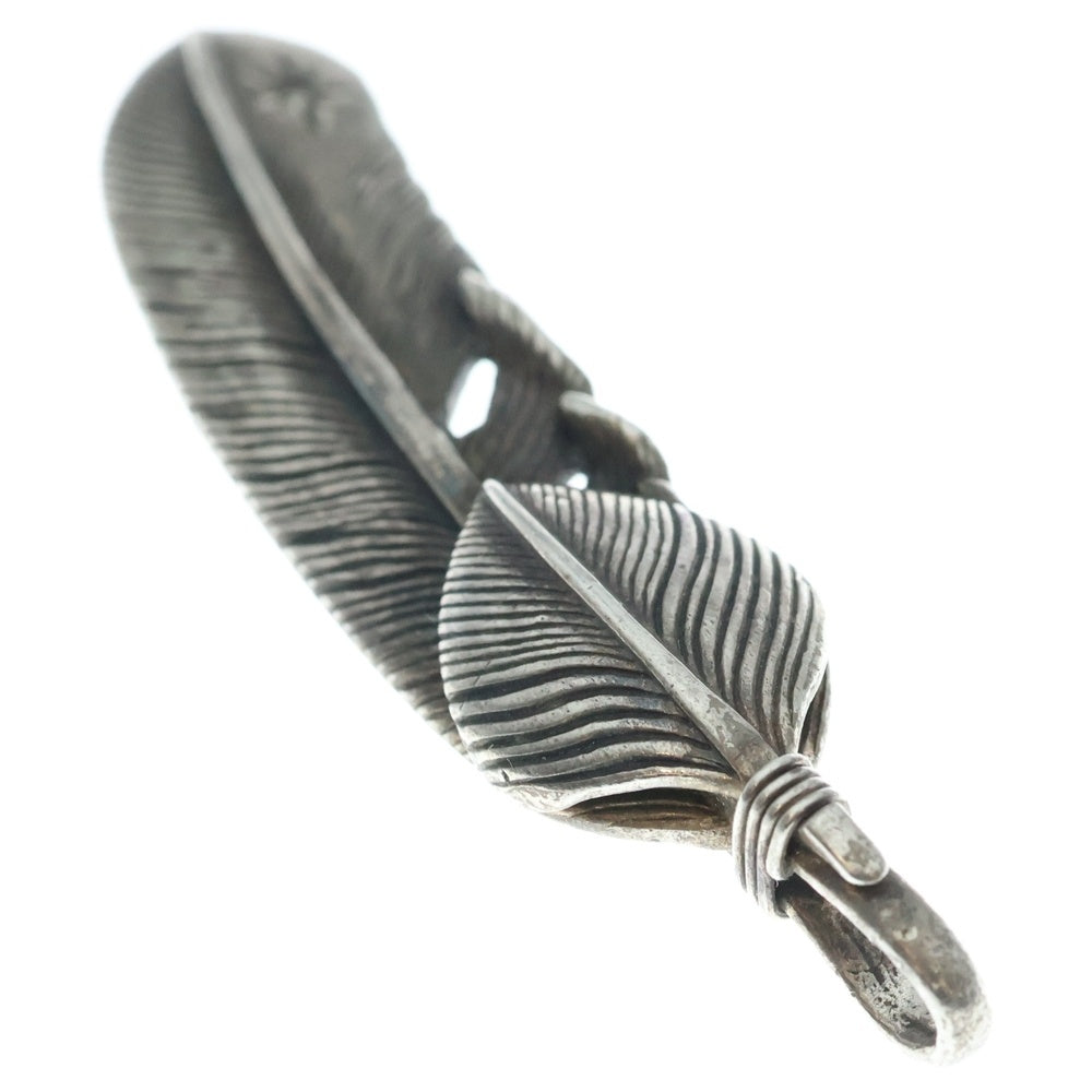 TADY & KING(タディアンドキング) ハートSVフェザー Lサイズ ※剣先ストーン付き シルバー