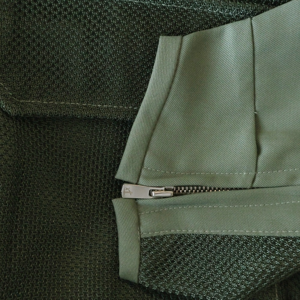FFFPOSTALSERVICE(トリプルエフポスタルサービス) 25SS AIRE MULTI MESH POCKET JACKET マルチポケットメッシュミリタリージャケット FFFPSFW2509 グリーン