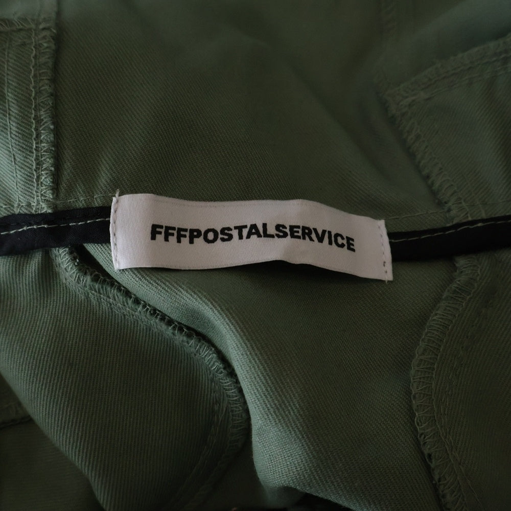 FFFPOSTALSERVICE(トリプルエフポスタルサービス) 25SS AIRE MULTI MESH POCKET JACKET マルチポケットメッシュミリタリージャケット FFFPSFW2509 グリーン