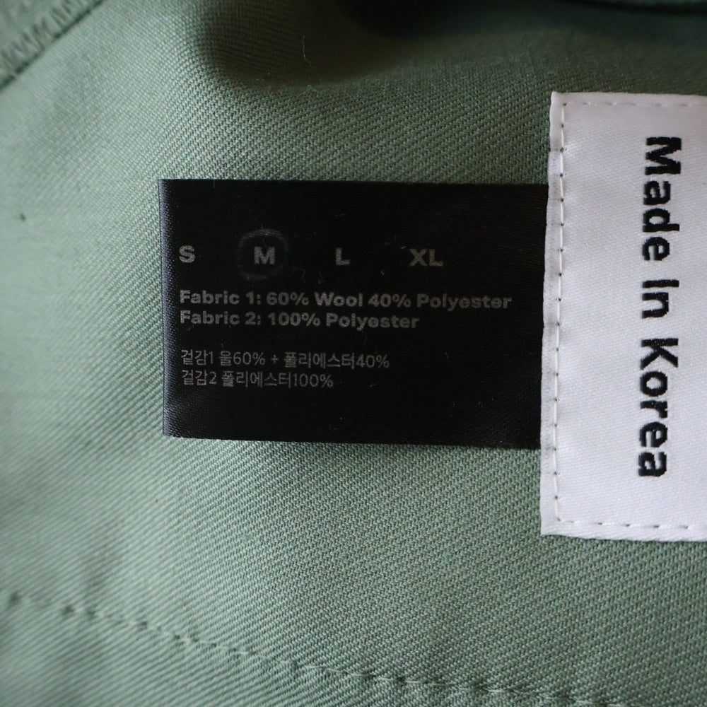FFFPOSTALSERVICE(トリプルエフポスタルサービス) 25SS AIRE MULTI MESH POCKET JACKET マルチポケットメッシュミリタリージャケット FFFPSFW2509 グリーン