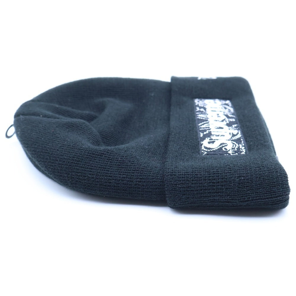 SUPREME(シュプリーム) 19AW ×New Era Bandana Box Logo Beanie ニューエラ バンダナ ボックスロゴ ビーニー ニット帽 帽子 ブラック
