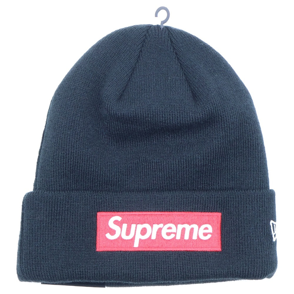 SUPREME(シュプリーム) 24AW ×New Era Box Logo Beanie ニューエラ ボックスロゴ ビーニー ニット帽 帽子 ブラック