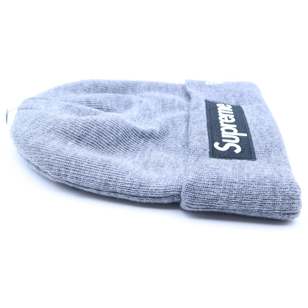 SUPREME(シュプリーム) 24AW ×New Era Box Logo Beanie ニューエラ ボックスロゴ ビーニー ニット帽 帽子 グレー