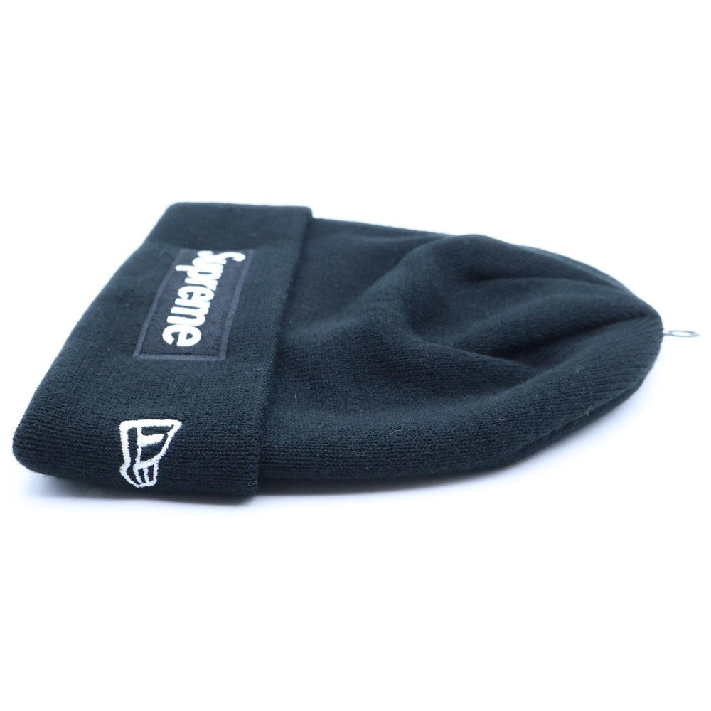 SUPREME(シュプリーム) 24AW ×New Era Box Logo Beanie ニューエラ ボックスロゴ ビーニー ニット帽 帽子 ブラック