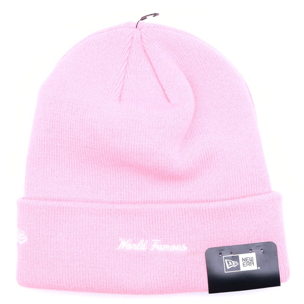 SUPREME(シュプリーム) 24AW ×New Era Box Logo Beanie ニューエラ ボックスロゴ ビーニー ニット帽 帽子 ピンク
