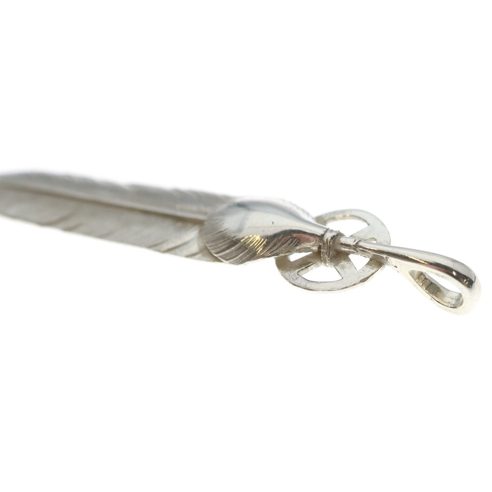 goro's(ゴローズ) (新品)SVハートホイールフェザー大 ペンダントトップ シルバー BGA052