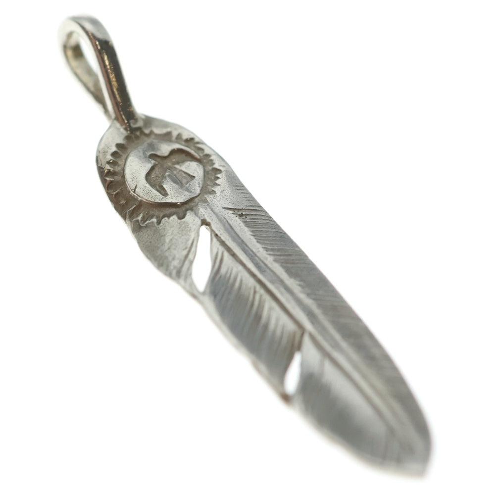 goro's(ゴローズ) (新品)SVフェザー中 ペンダントトップ シルバー BGA059