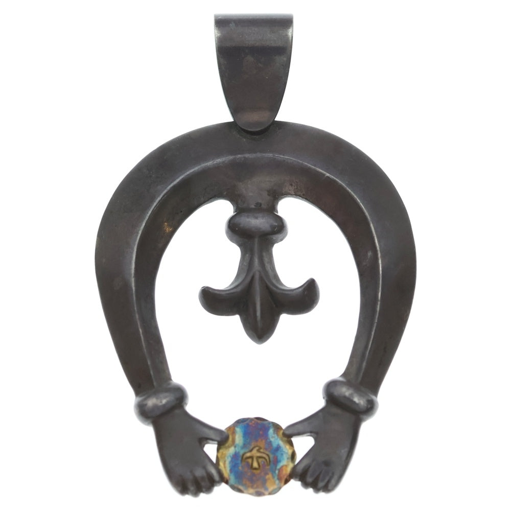 goro's(ゴローズ) K18付きナジョーネ 特大ペンダントトップ シルバー/ゴールド BGA181