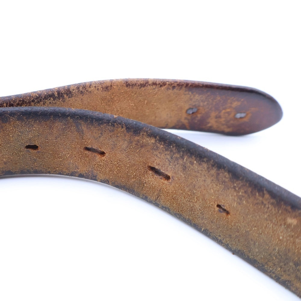 goro's(ゴローズ) 固定式小イーグルバックルベルト シルバーゴールド