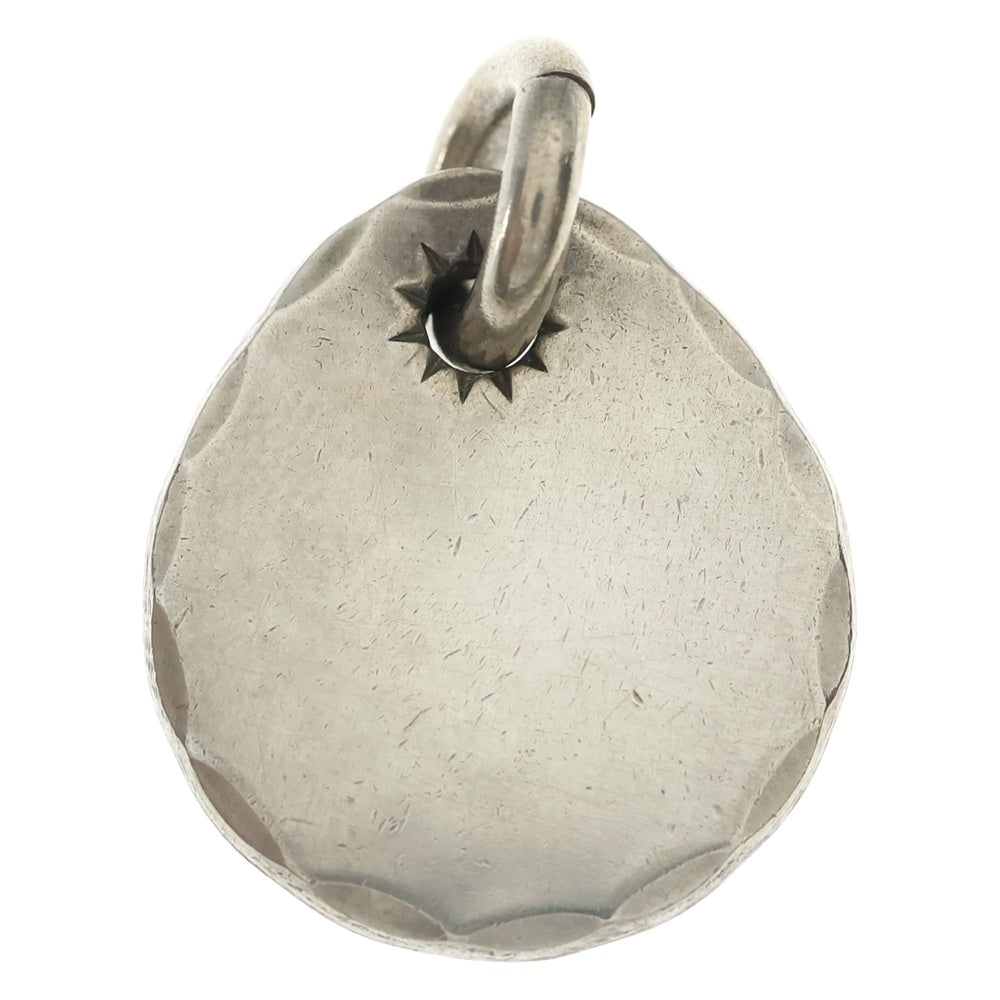 goro's(ゴローズ) 印台ズレ たたきメタル 小 ペンダントトップ シルバー/ゴールド BGA069