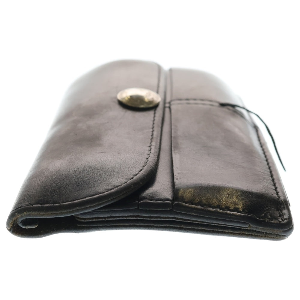 goro's(ゴローズ) コンチョ付き二つ折り長財布 ブラック