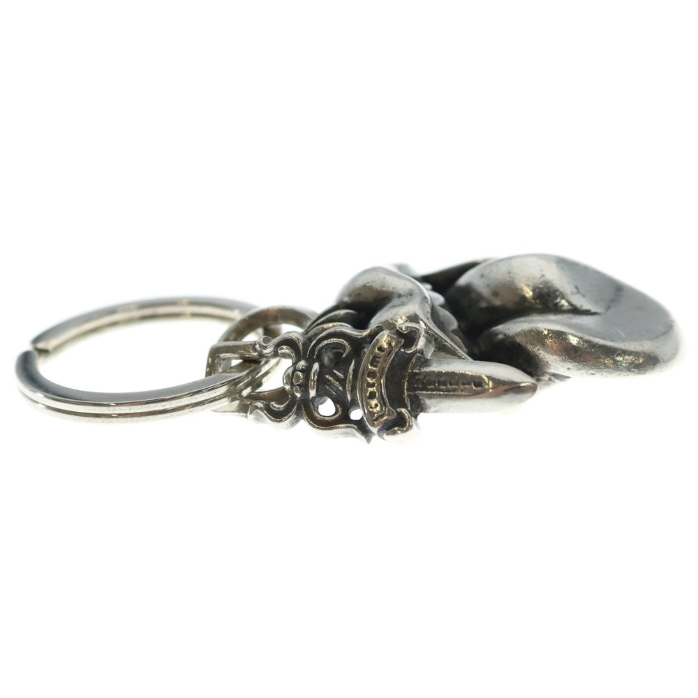 CHROME HEARTS(クロムハーツ) RT&No5 SPLIT RING W/ #5 DAGGER KEYCHEAIN リップアンドタン スプリット #5ダガー シルバーキーリング