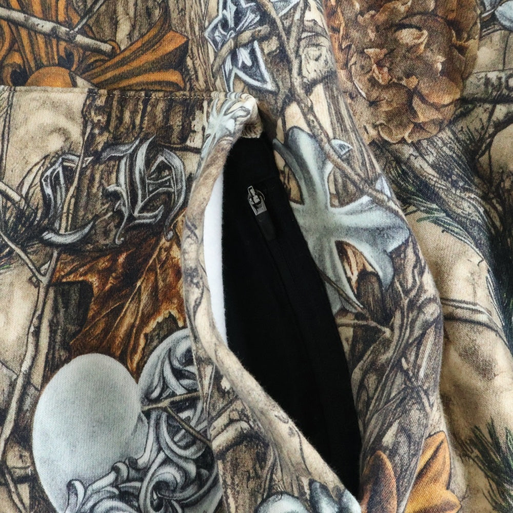 CHROME HEARTS(クロムハーツ) ×NIKE ×NOCTA DRAKE HOODIE ナイキ ノクタ ドレイク バックホースシュープリント プルオーバースウェットパーカー