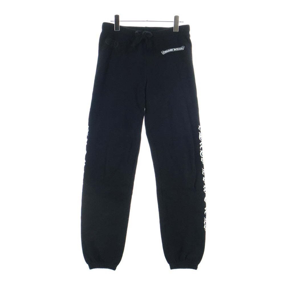 CHROME HEARTS(クロムハーツ) SWEAT PANTS サイドロゴプリントロングパンツ ブラック