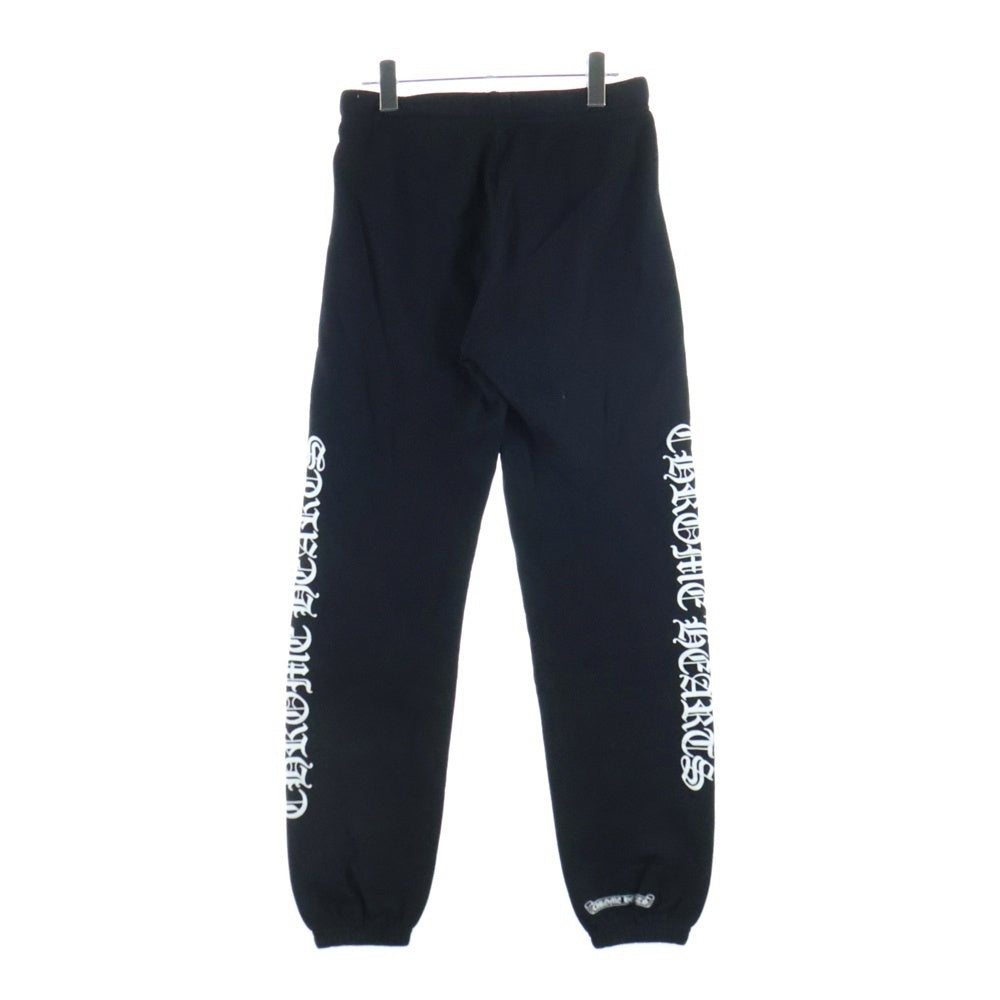 CHROME HEARTS(クロムハーツ) SWEAT PANTS サイドロゴプリントロングパンツ ブラック