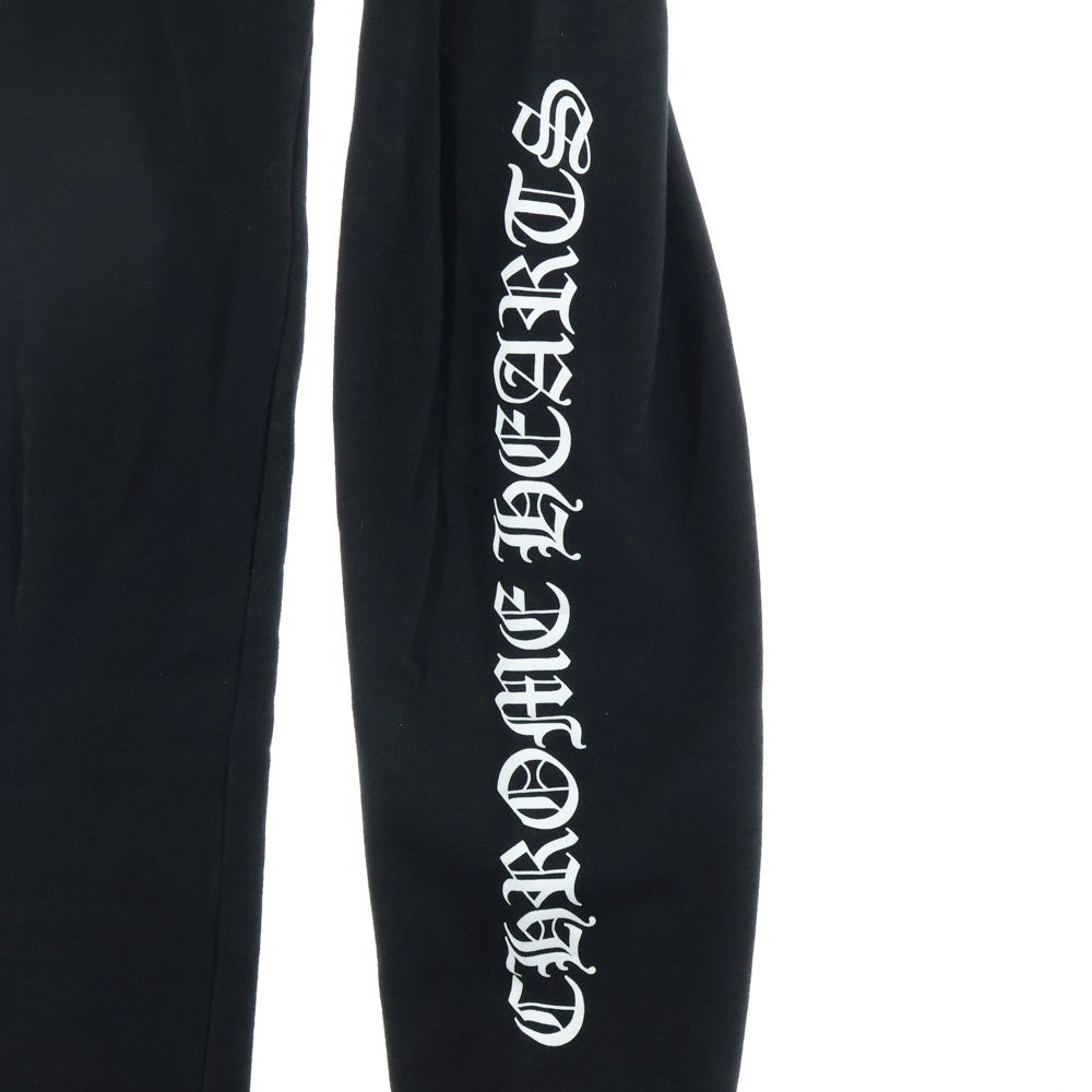 CHROME HEARTS(クロムハーツ) SWEAT PANTS サイドロゴプリントロングパンツ ブラック