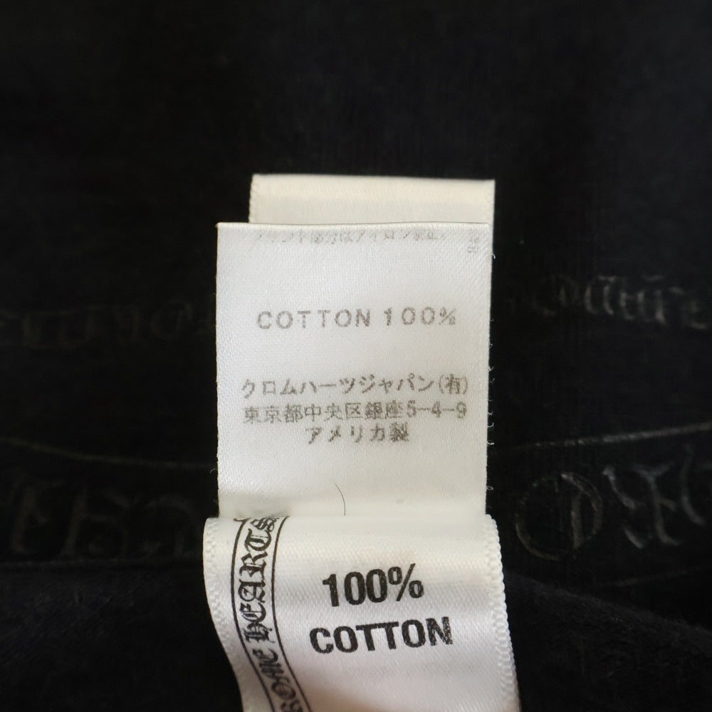 CHROME HEARTS(クロムハーツ) OLD MADE IN HOLLYWOOD CHプラスロゴ ポケット半袖Tシャツ ブラック