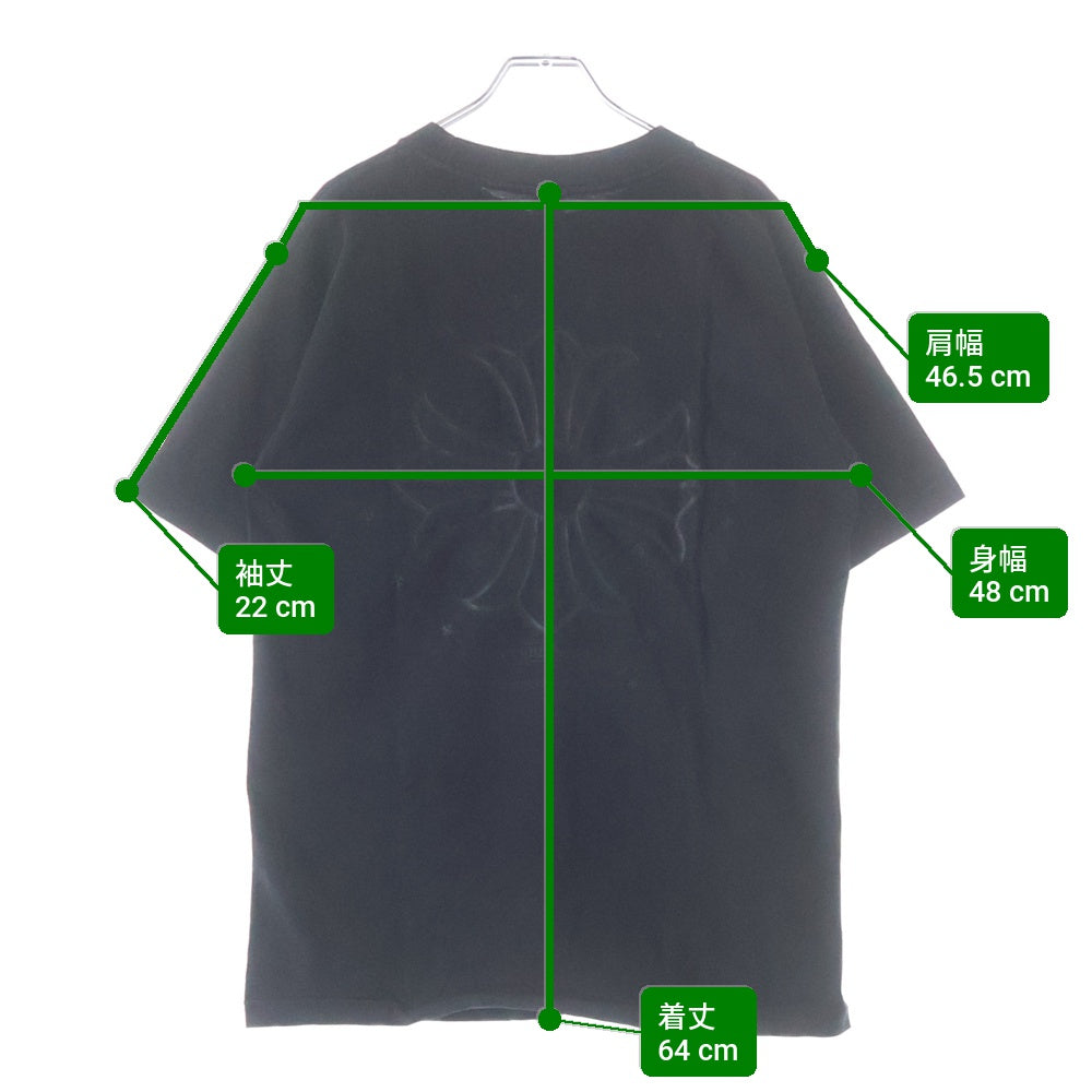 CHROME HEARTS(クロムハーツ) OLD MADE IN HOLLYWOOD CHプラスロゴ ポケット半袖Tシャツ ブラック