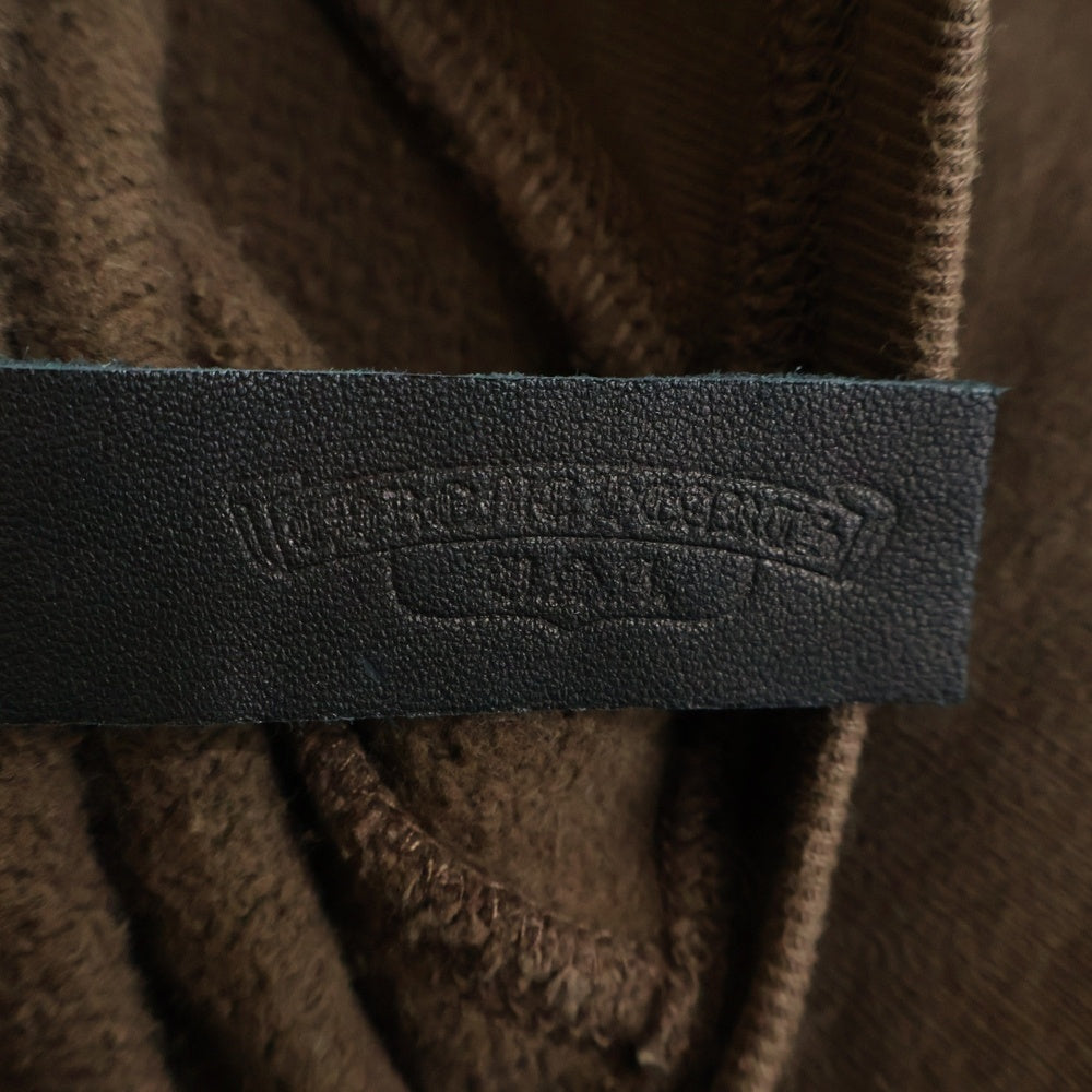CHROME HEARTS(クロムハーツ) Y NOT SLO RIDE 胸CH刺繍半袖スウェット半袖Tシャツ ブラウン