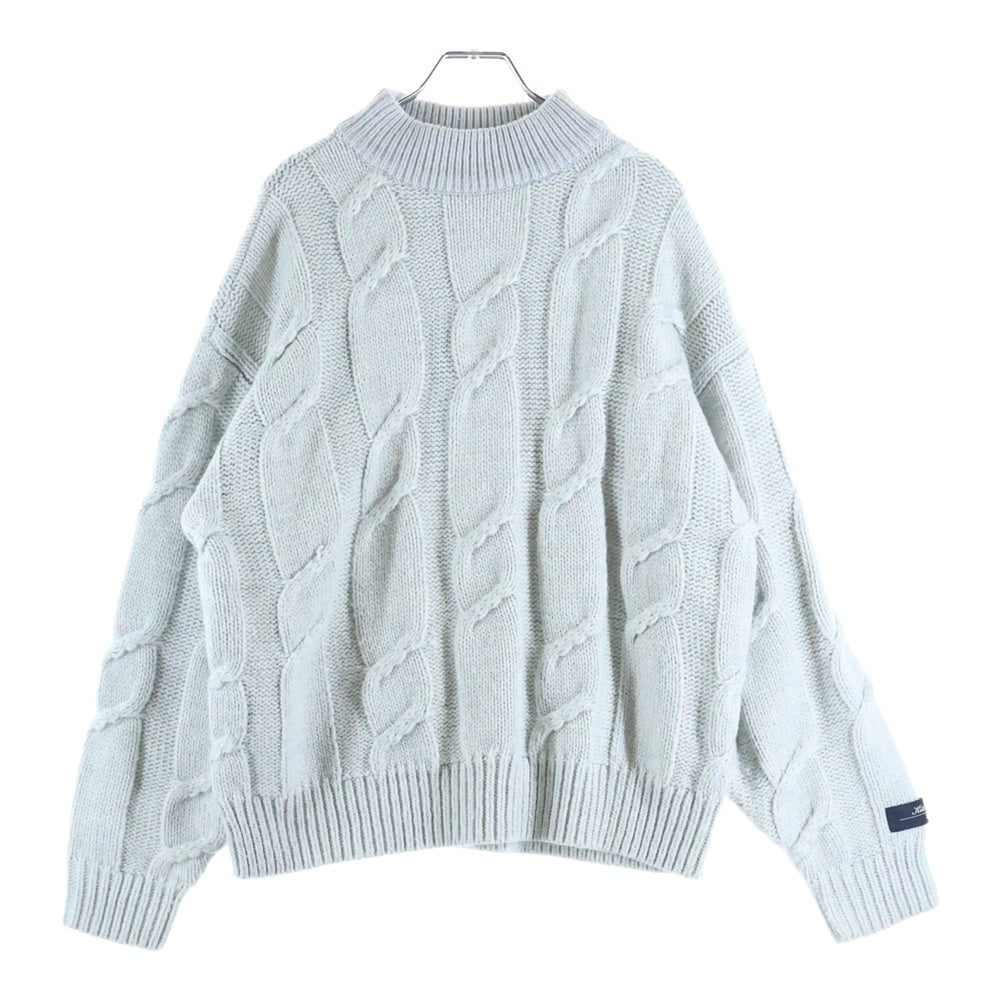 KITH(キス) Davidson Mockneck デイビッドソンモックネックニットセーター グレー