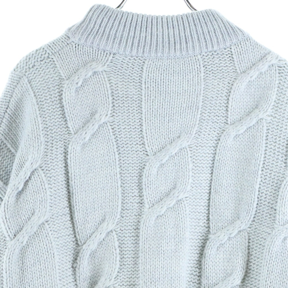 KITH(キス) Davidson Mockneck デイビッドソンモックネックニットセーター グレー