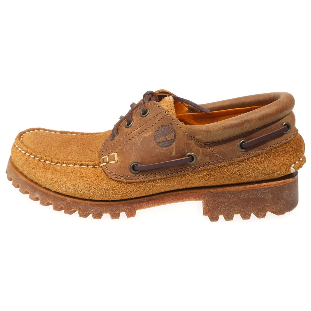 Timberland(ティンバーランド) 3EYE モカシン スエードデッキシューズ 0A29UF ブラウン US8/26.5cm