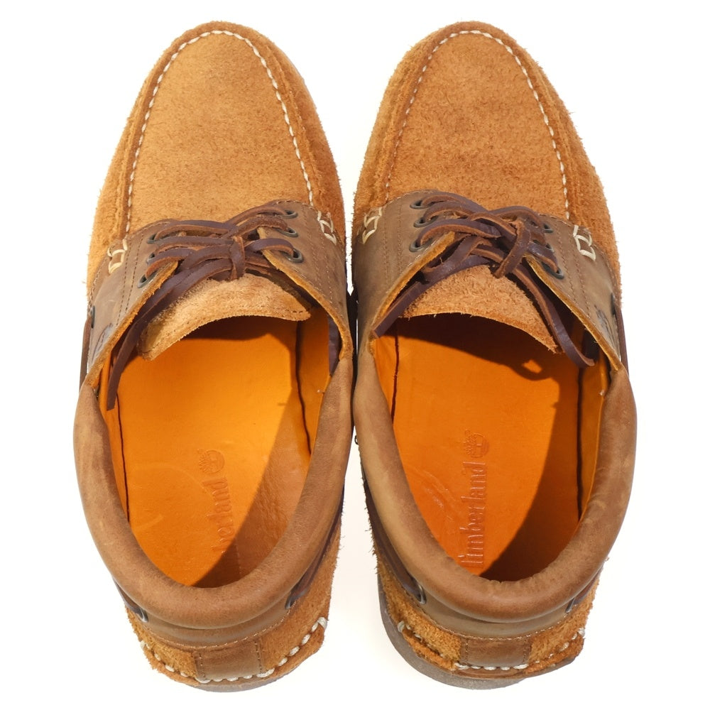 Timberland(ティンバーランド) 3EYE モカシン スエードデッキシューズ 0A29UF ブラウン US8/26.5cm