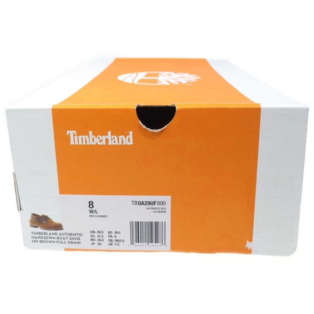 Timberland(ティンバーランド) 3EYE モカシン スエードデッキシューズ 0A29UF ブラウン US8/26.5cm