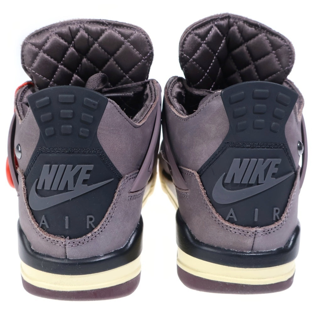 NIKE(ナイキ) ×A MA MANIERE AIR JORDAN 4 VIOLET ORE DV6773-220 エアジョーダン4 バイオレット オレ ハイカットスニーカー ブラウン US4/23.0cm レディース