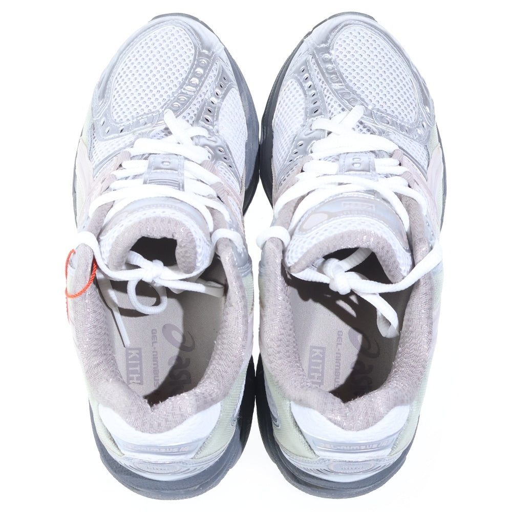 ASICS(アシックス) ×KITH RONNIE FIEG GEL-NIMBUS 10.1 1203A723-100 キス ロニーファイグ ゲルニンバス 10.1 ローカットスニーカー US4.5/23.0cm ホワイト/ピンク レディース