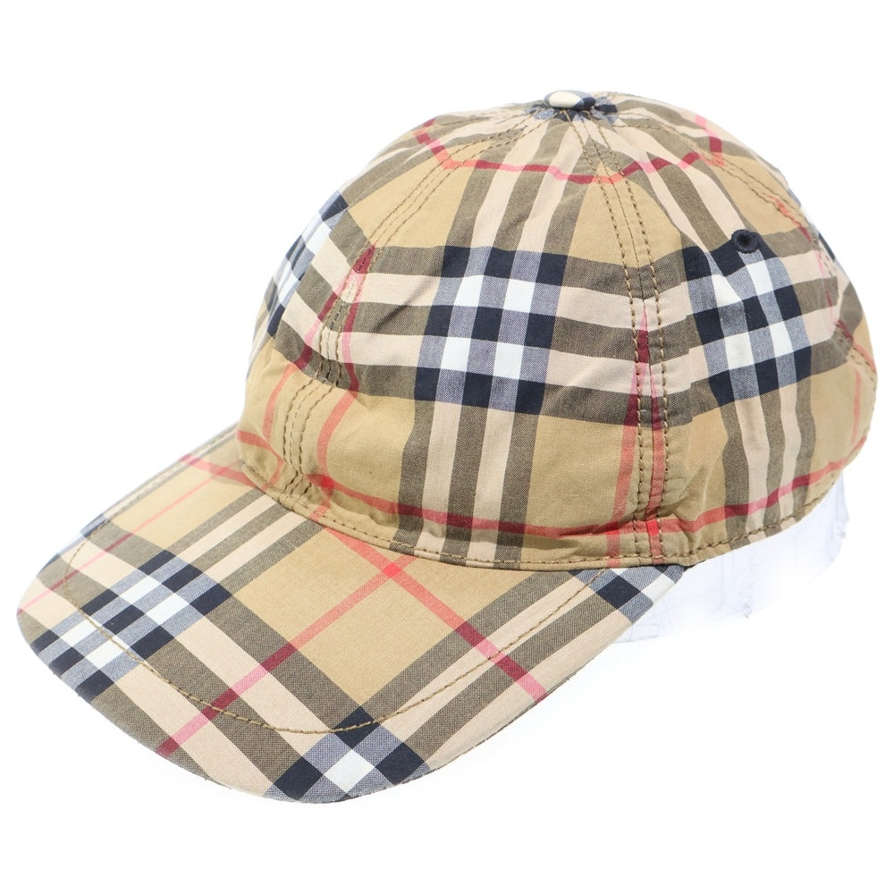BURBERRY(バーバリー) ノヴァチェック 6パネルベースボールキャップ 帽子 4073689 ベージュ レディース
