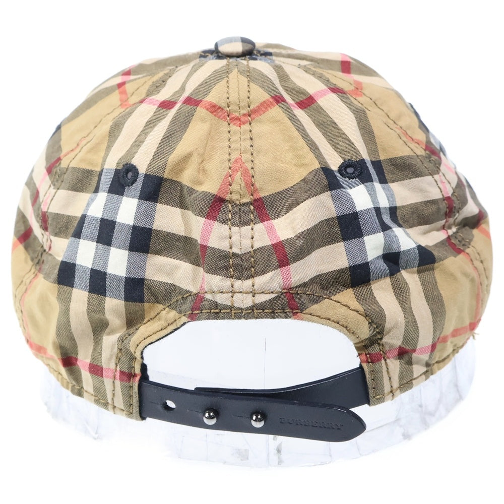 BURBERRY(バーバリー) ノヴァチェック 6パネルベースボールキャップ 帽子 4073689 ベージュ レディース