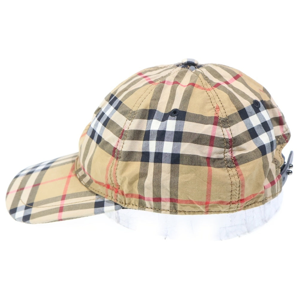 BURBERRY(バーバリー) ノヴァチェック 6パネルベースボールキャップ 帽子 4073689 ベージュ レディース