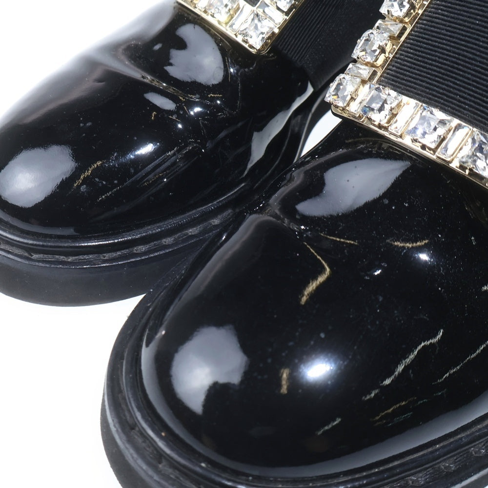 Roger Vivier(ロジェヴィヴィエ) ヴィヴ レンジャー バックルアンクルブーツ RVW54825210 ブラック レディース